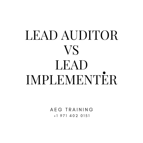 Difference between Lead Implementer and Lead Auditor