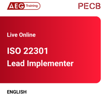 PECB ISO 22301 Lead Implementer – Live Online in English